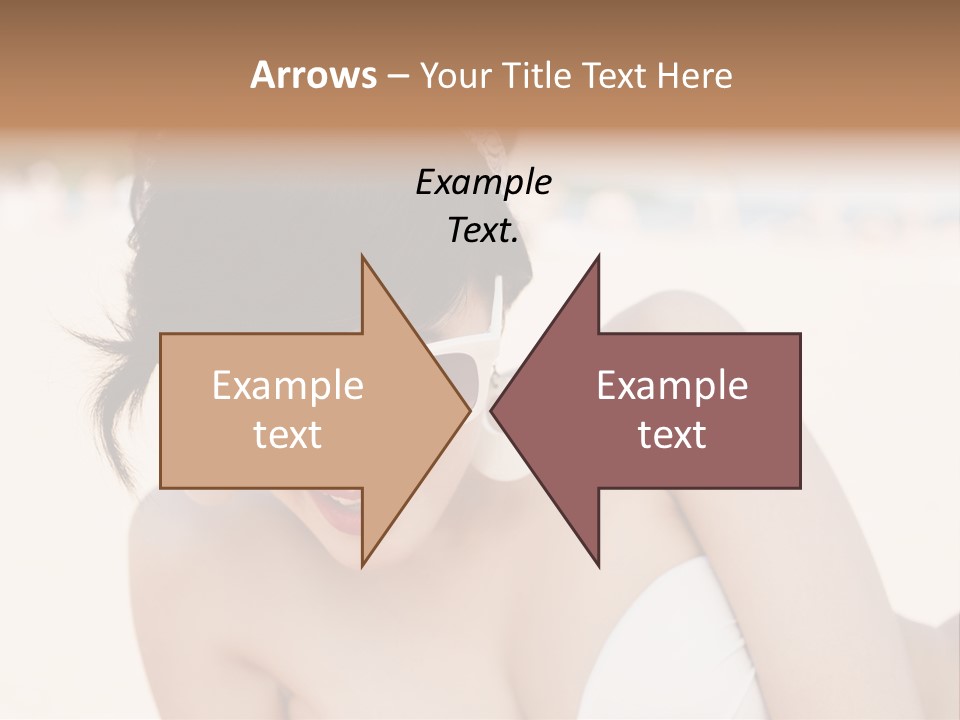 Water Beach White PowerPoint Template