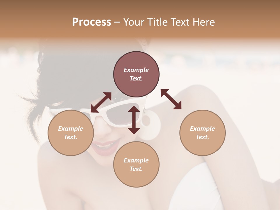 Water Beach White PowerPoint Template