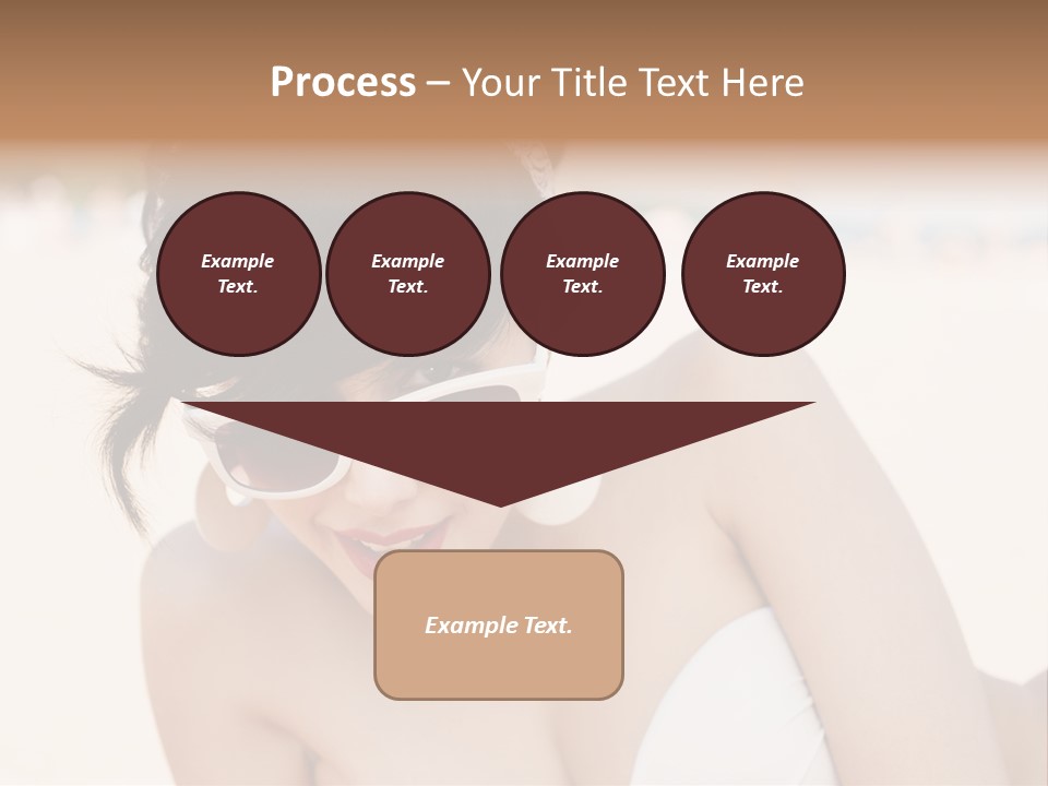 Water Beach White PowerPoint Template