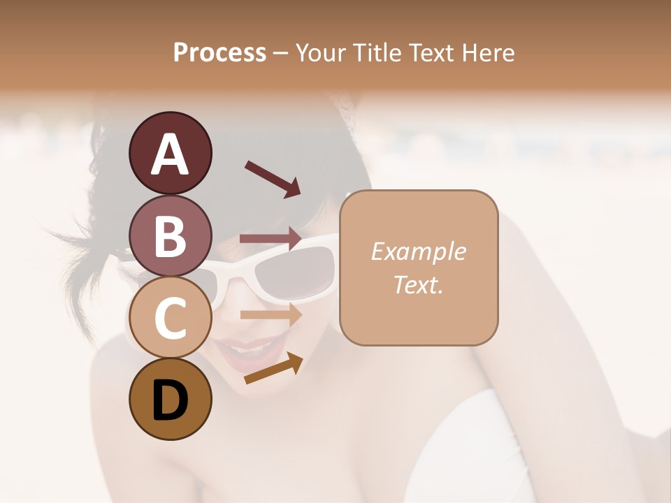 Water Beach White PowerPoint Template