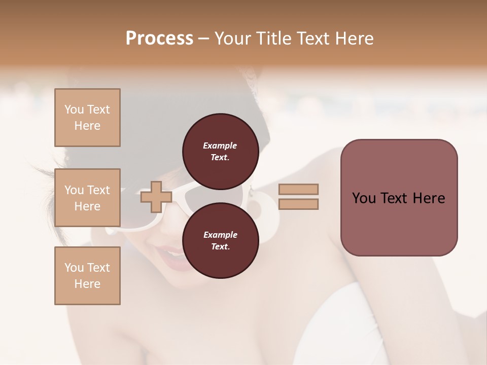 Water Beach White PowerPoint Template