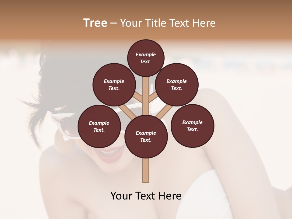 Water Beach White PowerPoint Template