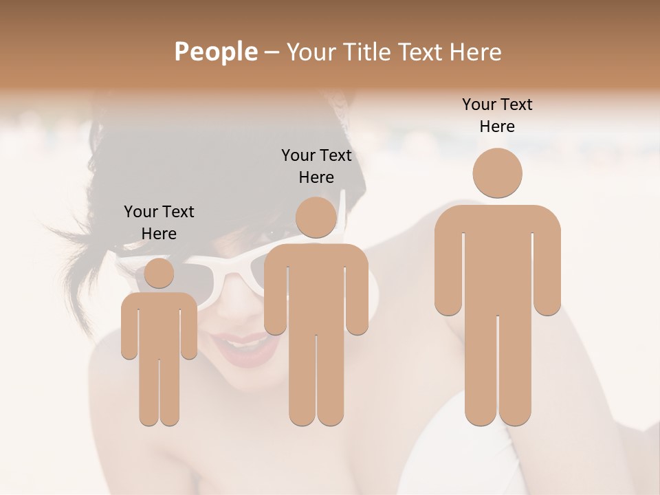 Water Beach White PowerPoint Template