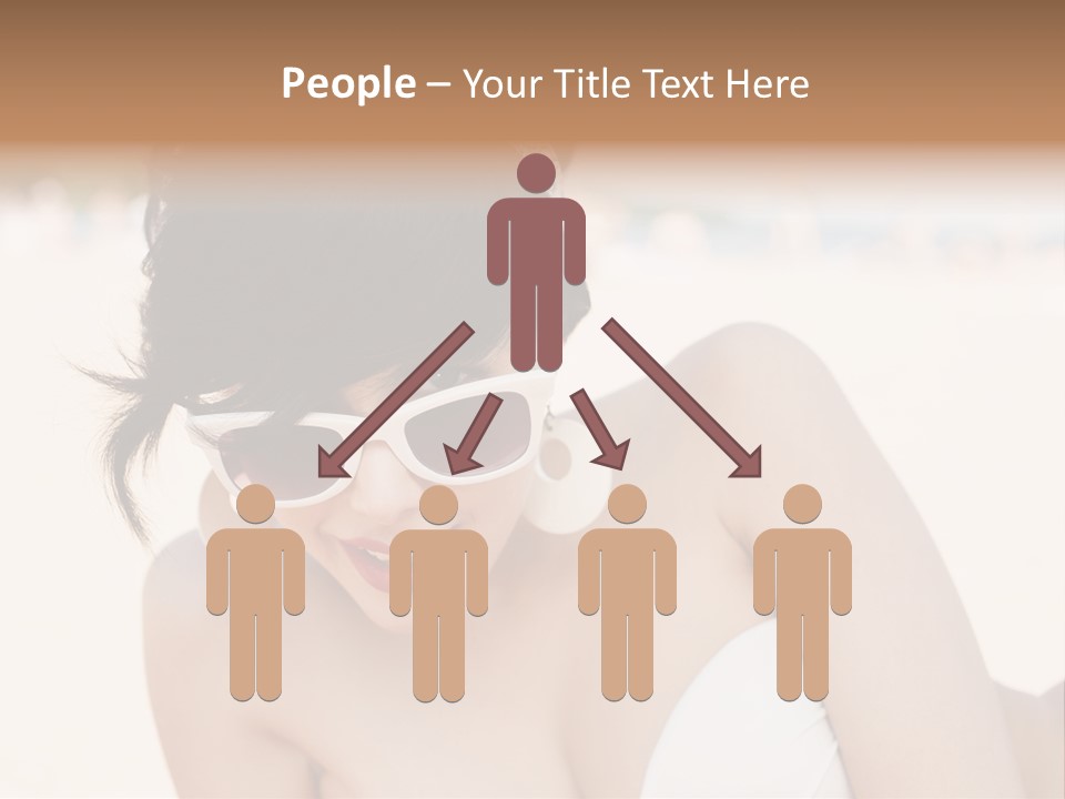 Water Beach White PowerPoint Template