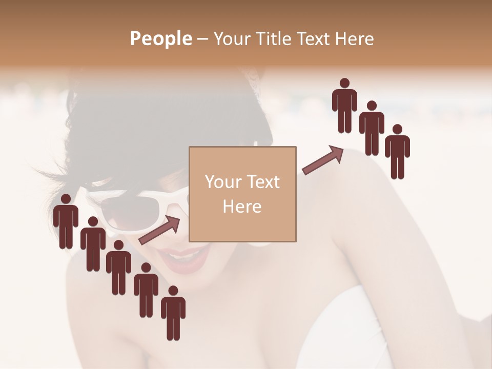 Water Beach White PowerPoint Template