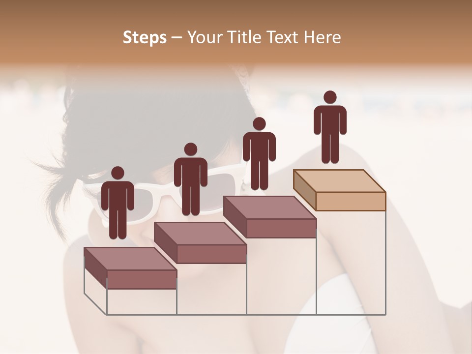 Water Beach White PowerPoint Template