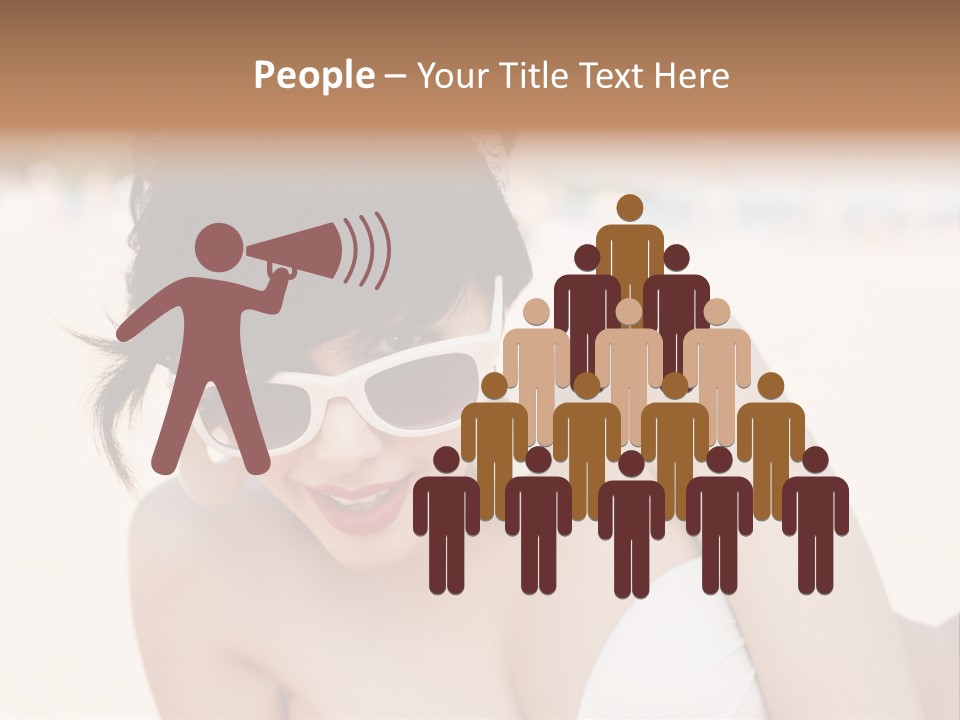 Water Beach White PowerPoint Template