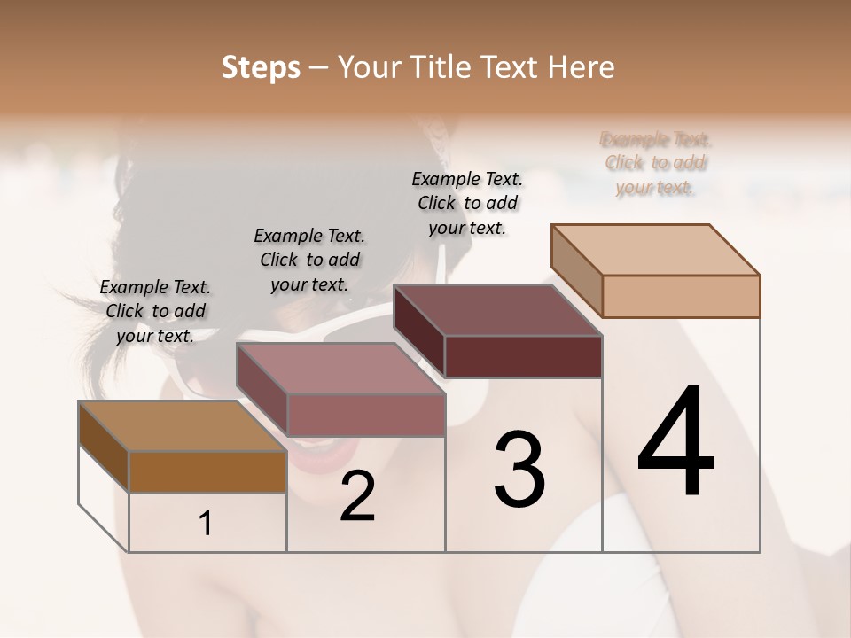 Water Beach White PowerPoint Template