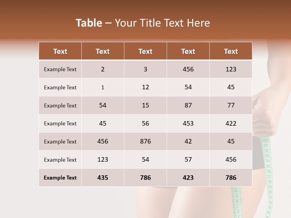 People Sport Fitness PowerPoint Template