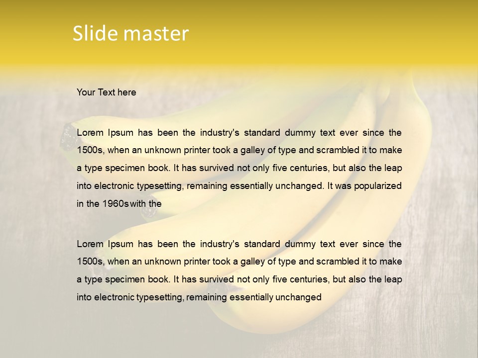 Tropical Health Wood PowerPoint Template