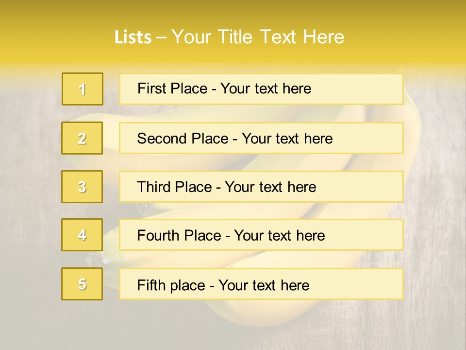 Tropical Health Wood PowerPoint Template