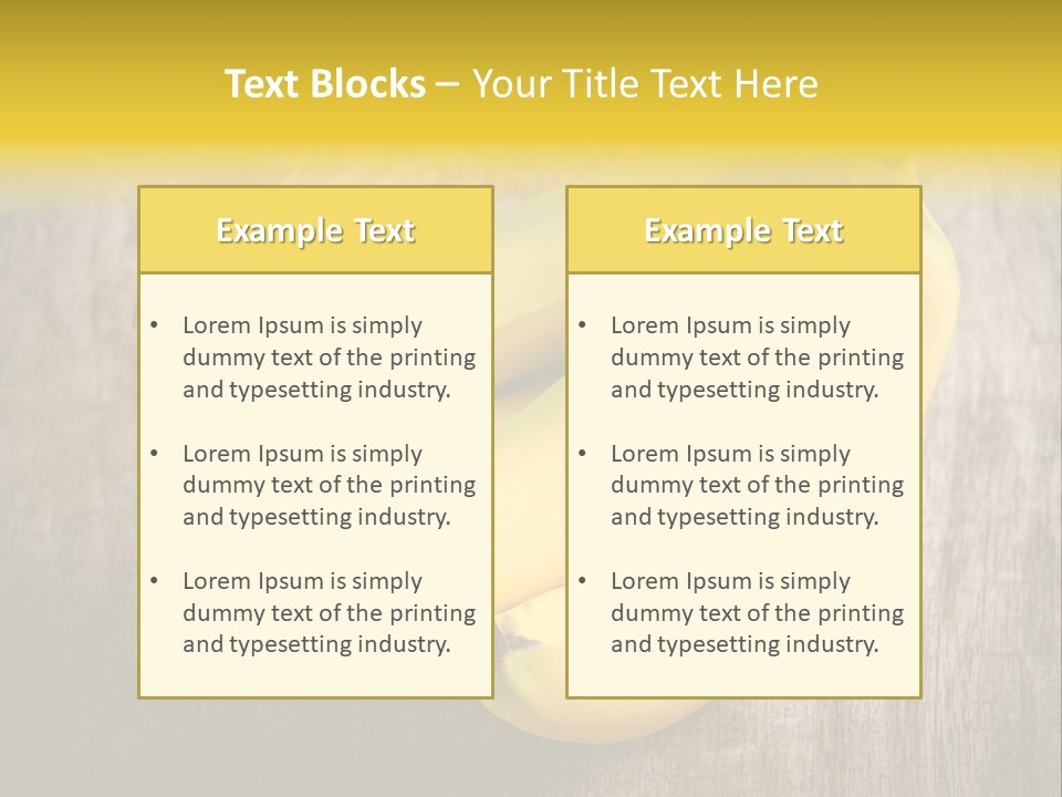 Tropical Health Wood PowerPoint Template