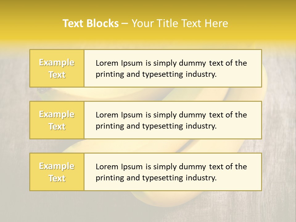 Tropical Health Wood PowerPoint Template
