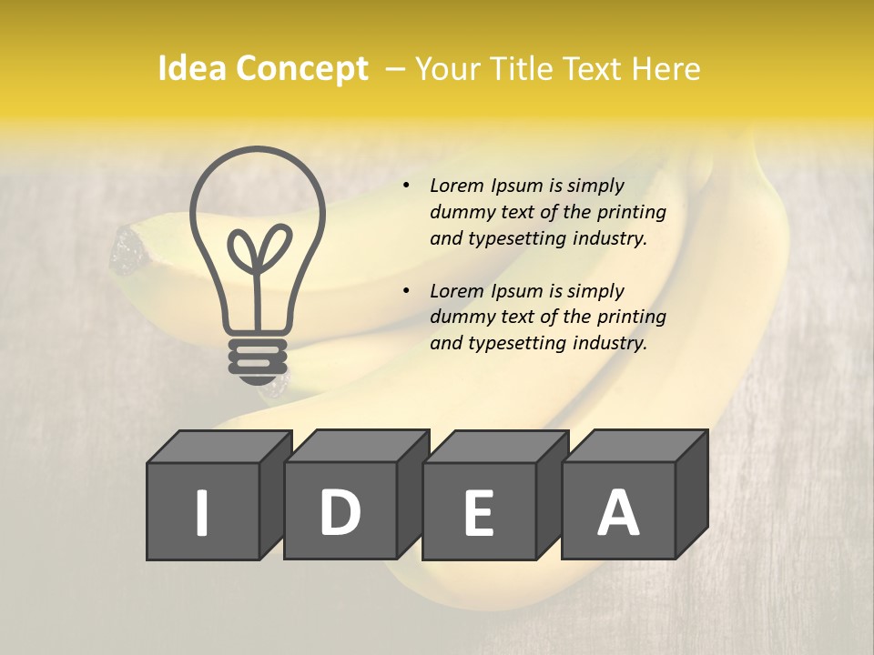 Tropical Health Wood PowerPoint Template