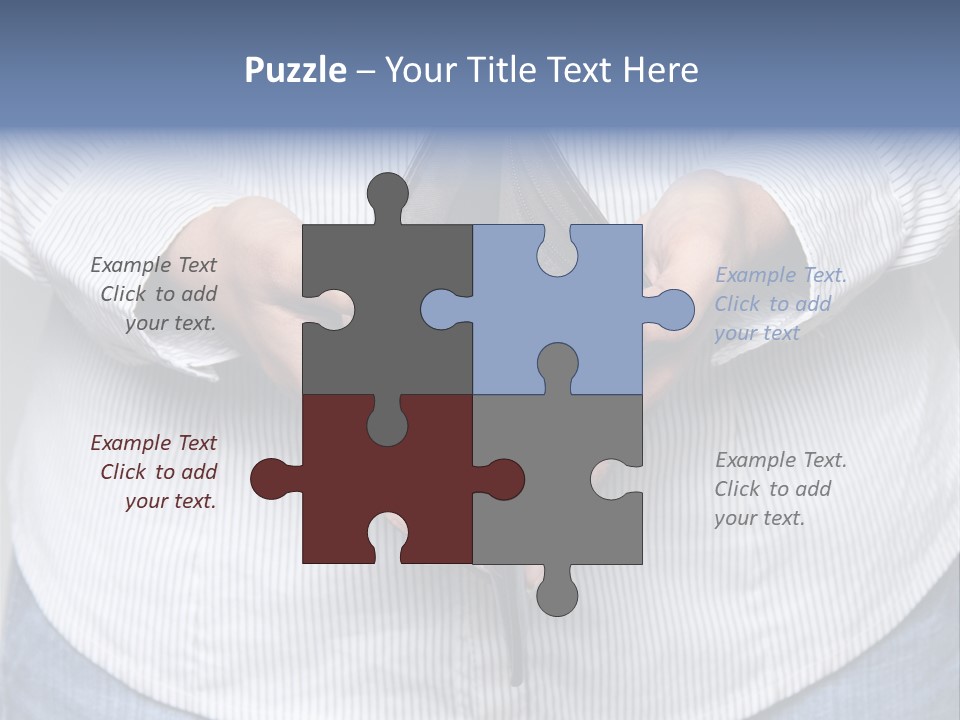 Problem Purse Wallet PowerPoint Template