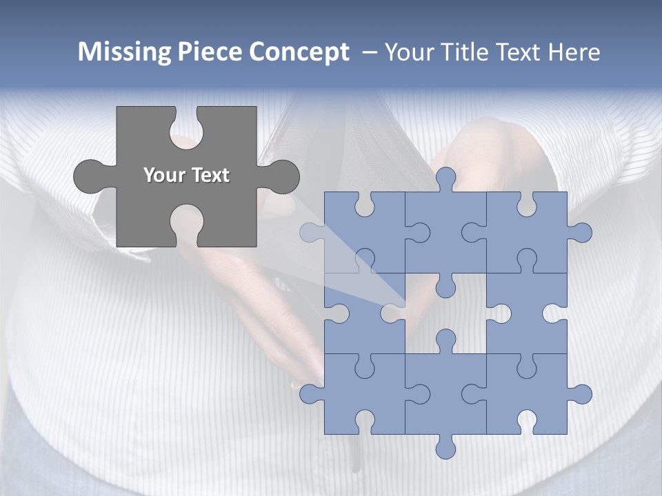 Problem Purse Wallet PowerPoint Template