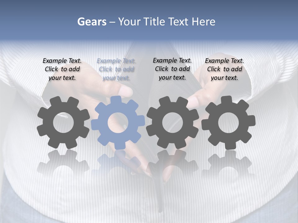 Problem Purse Wallet PowerPoint Template