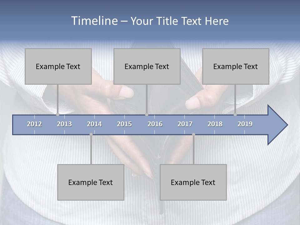 Problem Purse Wallet PowerPoint Template