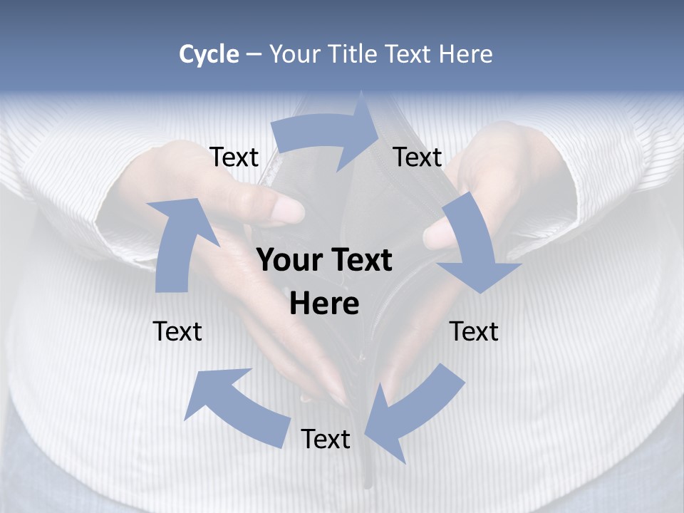 Problem Purse Wallet PowerPoint Template