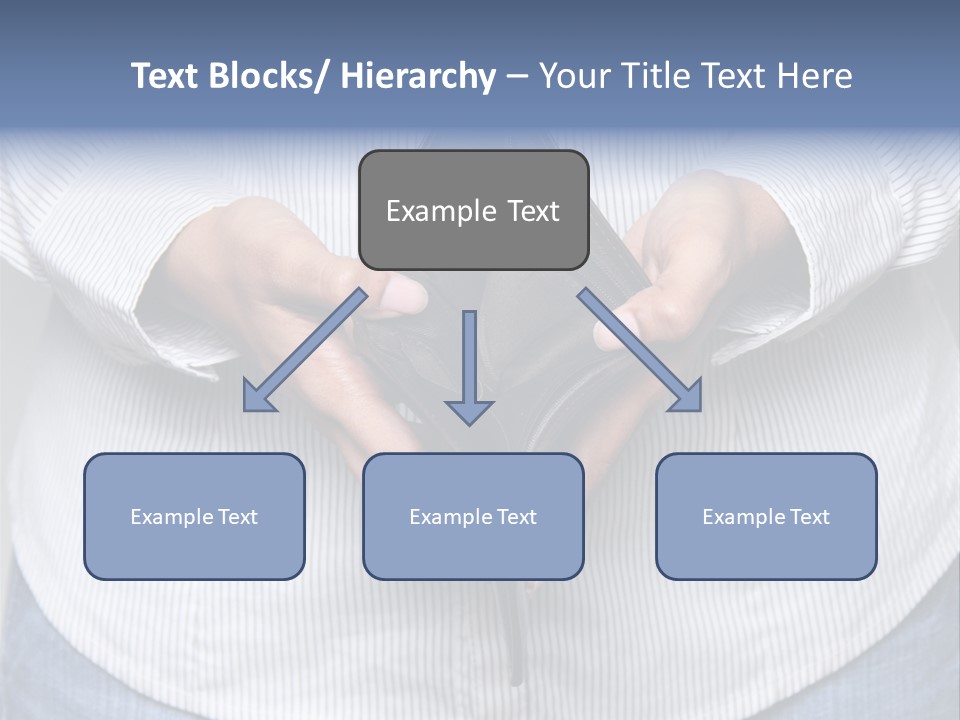 Problem Purse Wallet PowerPoint Template