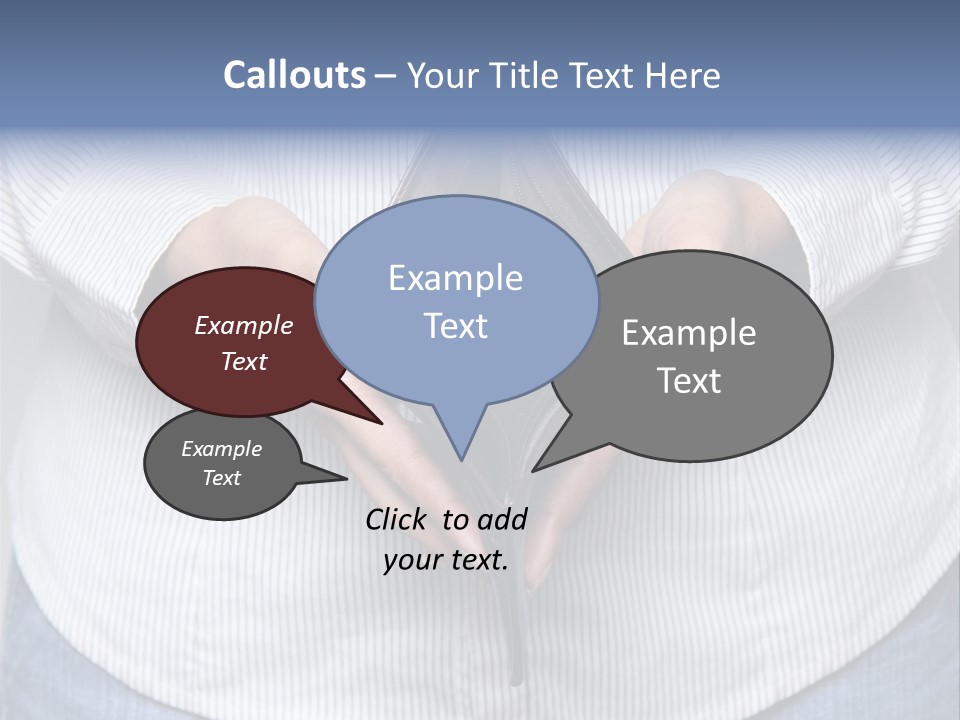 Problem Purse Wallet PowerPoint Template