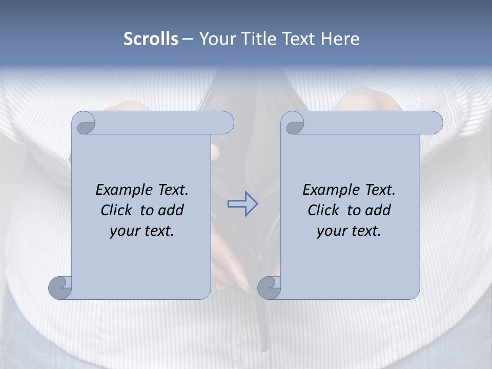 Problem Purse Wallet PowerPoint Template