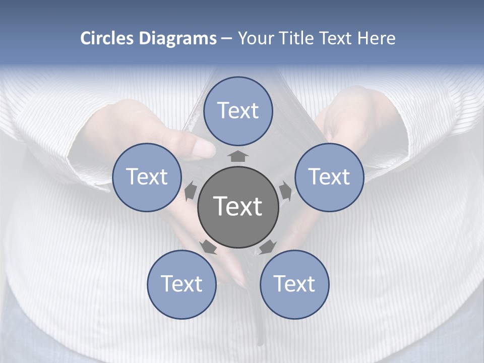 Problem Purse Wallet PowerPoint Template