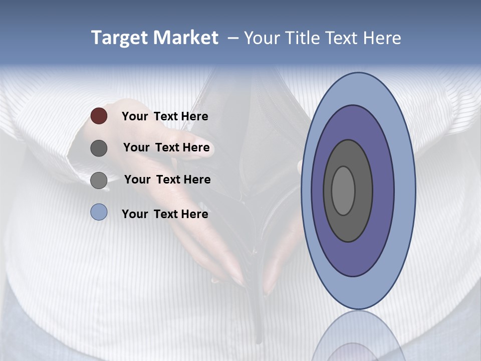 Problem Purse Wallet PowerPoint Template