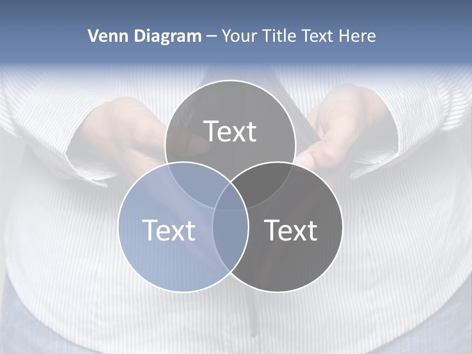 Problem Purse Wallet PowerPoint Template