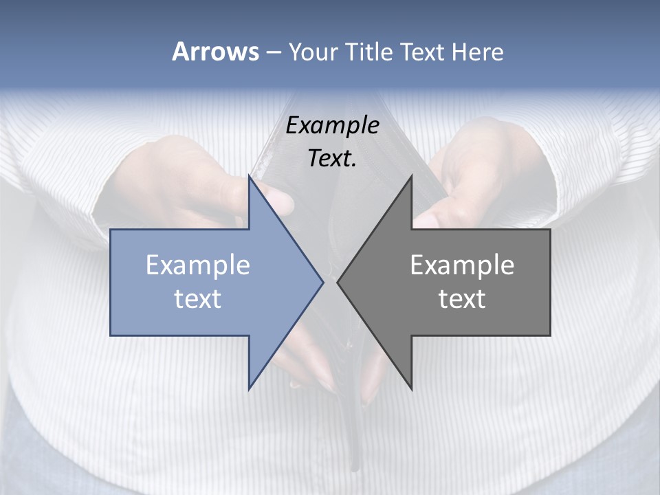 Problem Purse Wallet PowerPoint Template