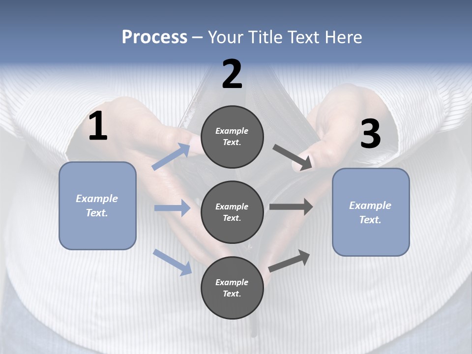 Problem Purse Wallet PowerPoint Template