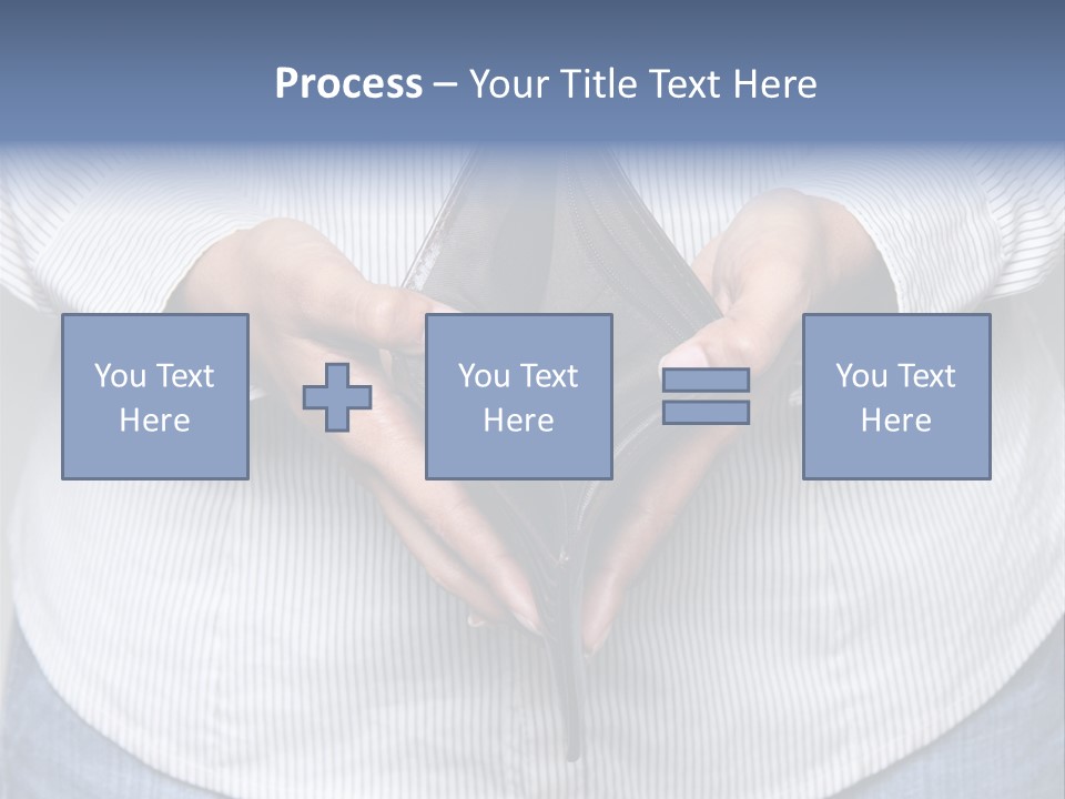 Problem Purse Wallet PowerPoint Template