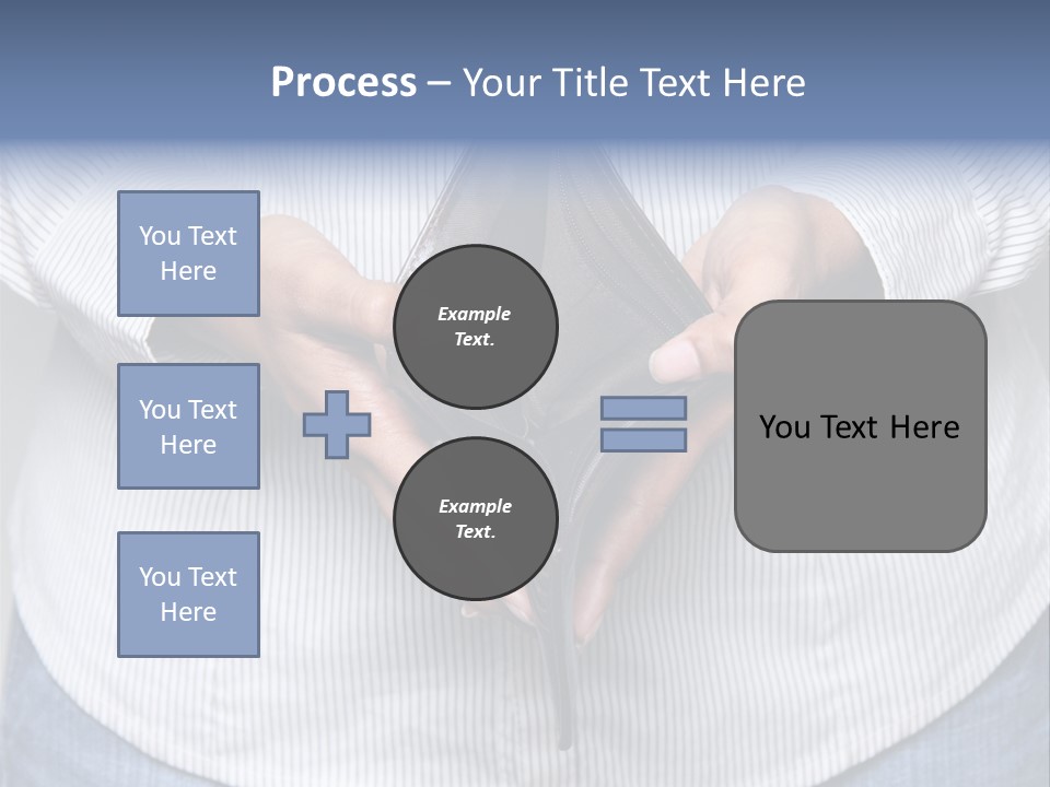 Problem Purse Wallet PowerPoint Template