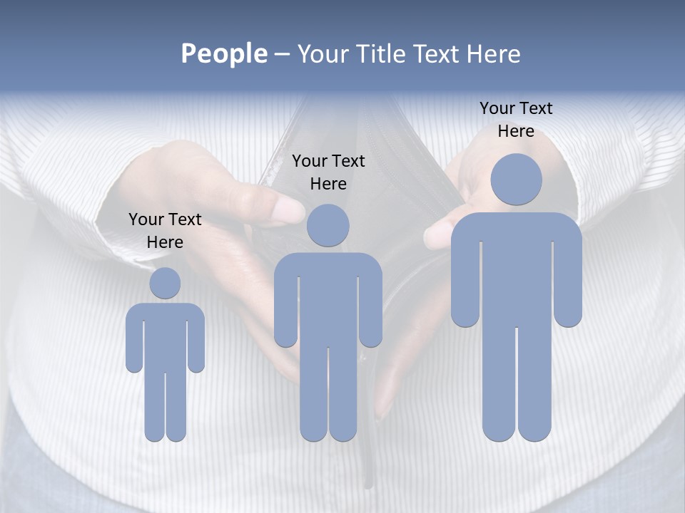 Problem Purse Wallet PowerPoint Template