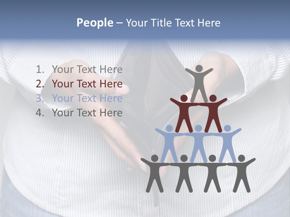 Problem Purse Wallet PowerPoint Template