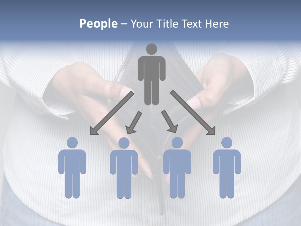 Problem Purse Wallet PowerPoint Template