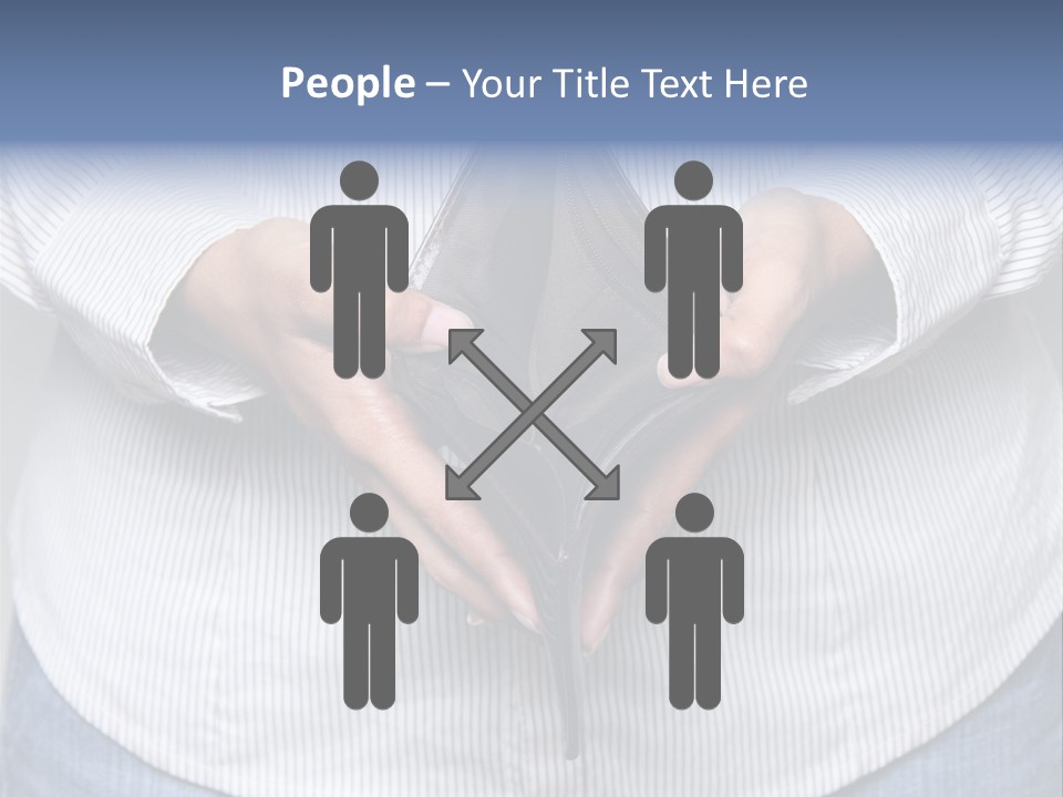 Problem Purse Wallet PowerPoint Template