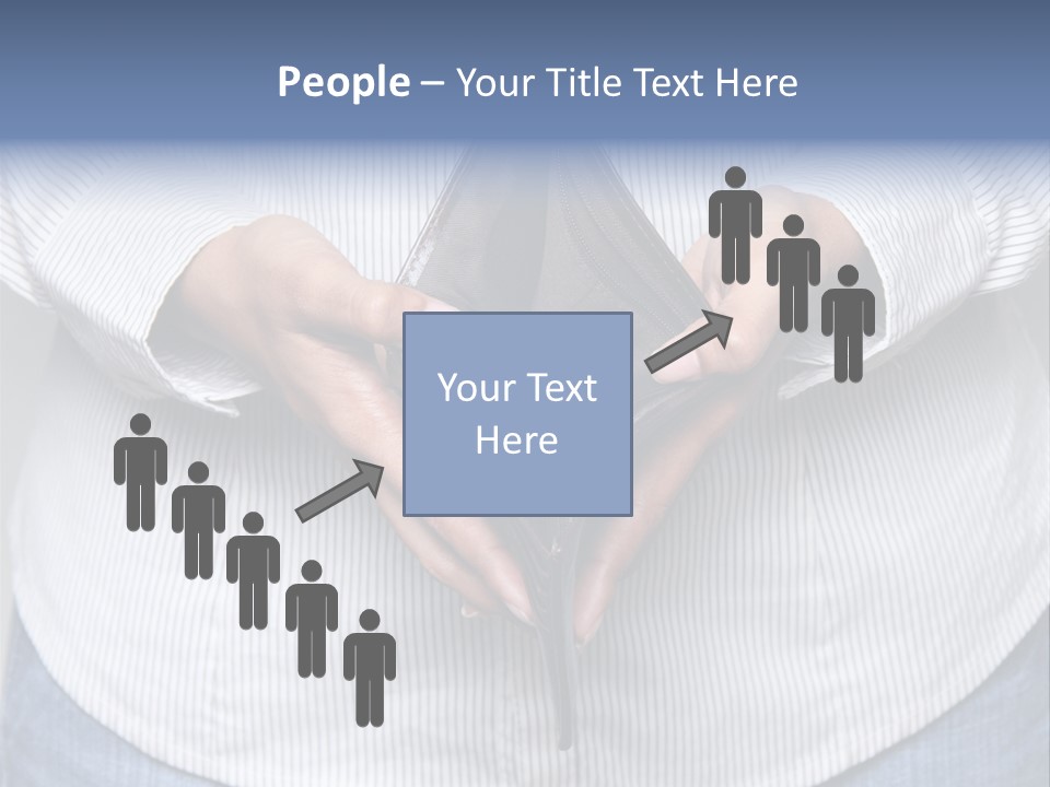 Problem Purse Wallet PowerPoint Template