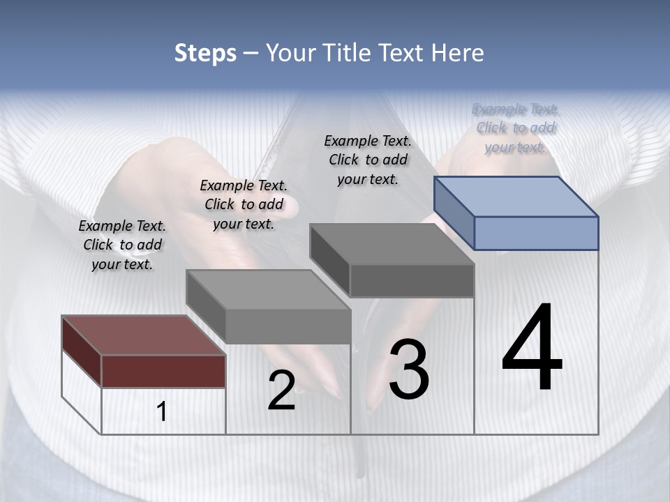 Problem Purse Wallet PowerPoint Template