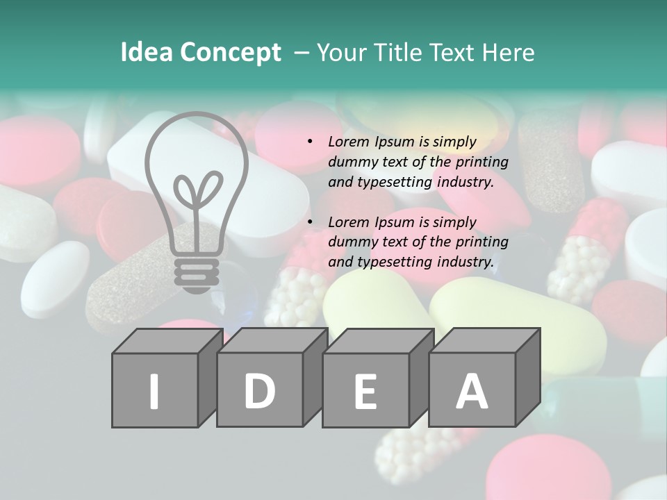 Help Prescription Pill PowerPoint Template