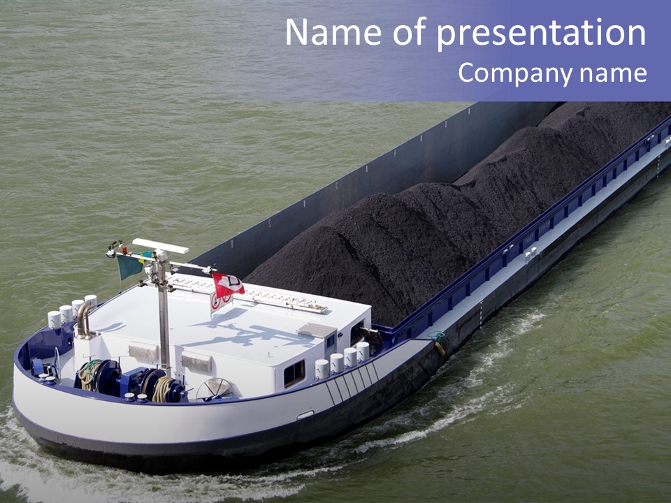 Tender Rig Transportation PowerPoint Template