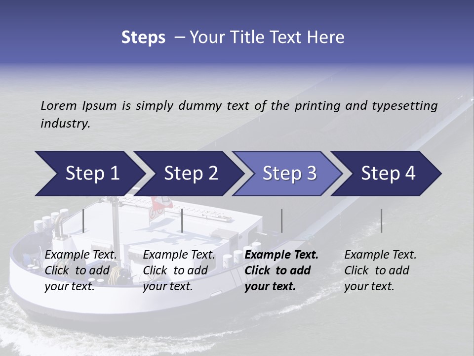 Tender Rig Transportation PowerPoint Template