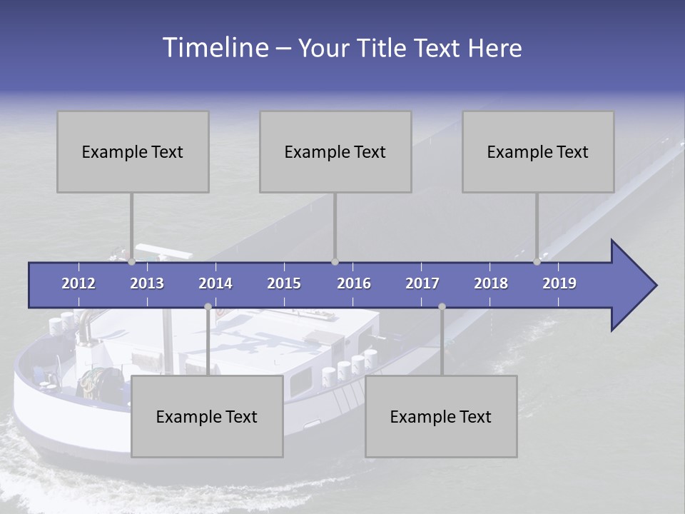 Tender Rig Transportation PowerPoint Template