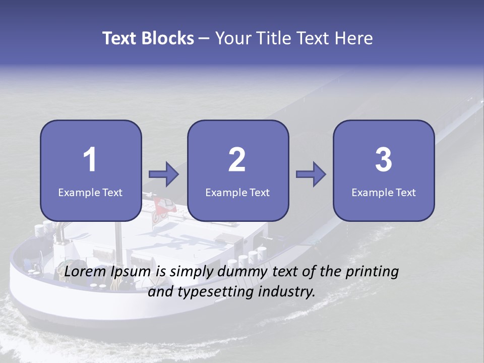 Tender Rig Transportation PowerPoint Template