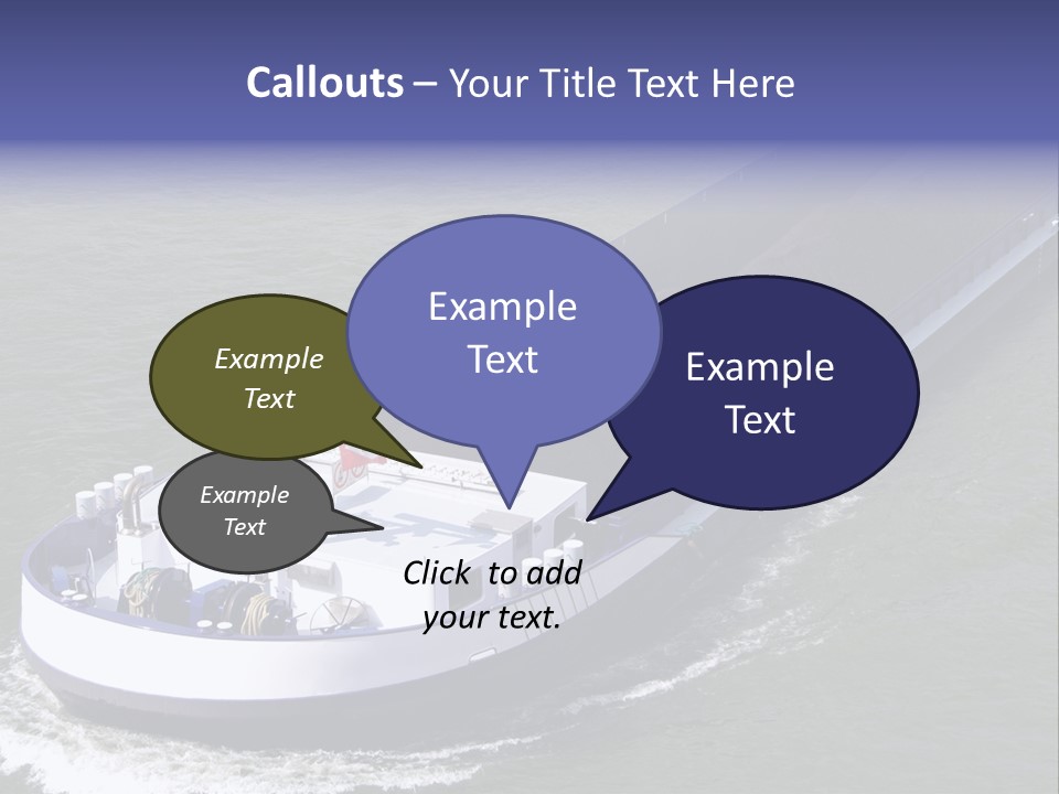 Tender Rig Transportation PowerPoint Template