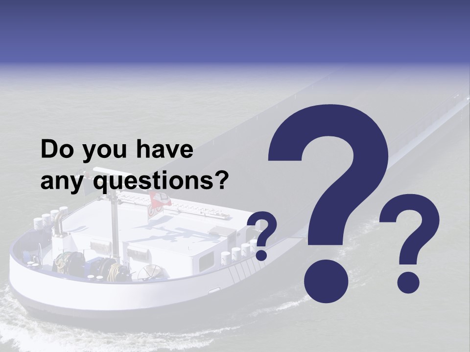 Tender Rig Transportation PowerPoint Template