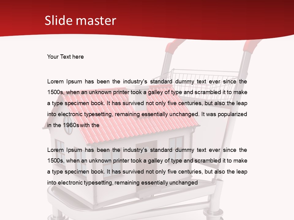 Mortgage Retail Housing PowerPoint Template