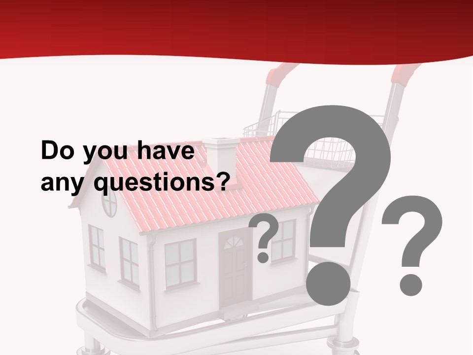 Mortgage Retail Housing PowerPoint Template