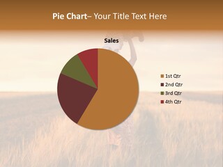 Mother Wheat Happy PowerPoint Template
