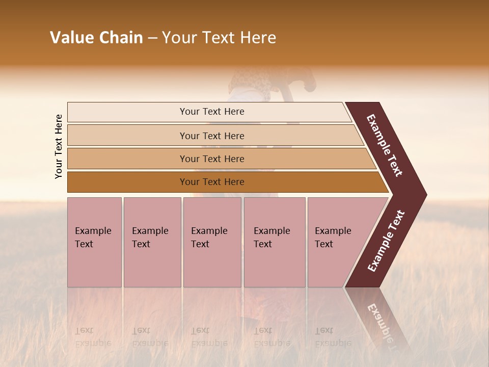 Mother Wheat Happy PowerPoint Template